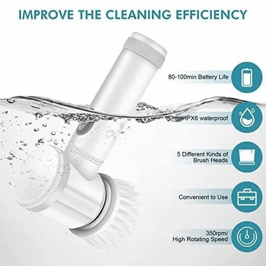 5 in 1 Multi-Purpose Cleaning Brush The Ultimate Cleaning Tool!